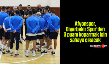 Afyonspor, Diyarbekir Spor’dan 3 puanı koparmak için sahaya çıkacak