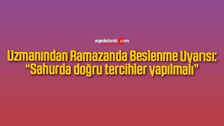 ramazanda beslenme