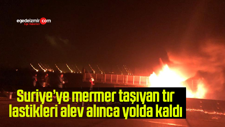 yolda kaldı