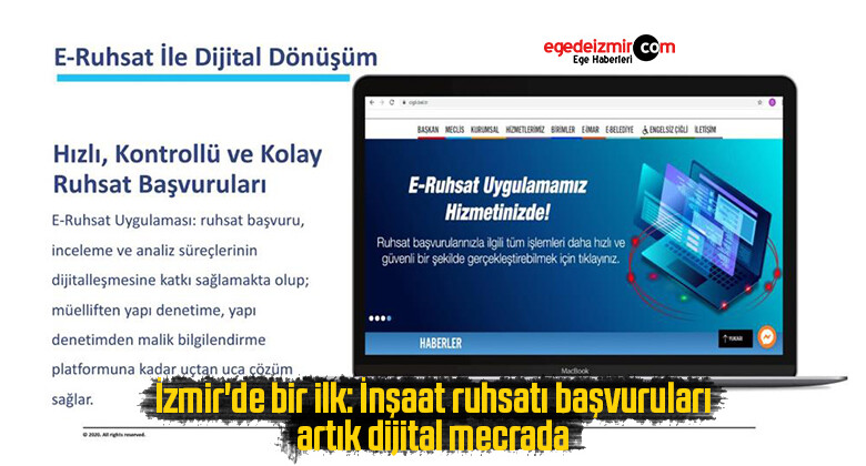 Çiğli Belediyesinden İzmir’de bir ilk: İnşaat ruhsatı başvuruları artık dijital mecrada