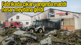 Aydın’da fabrikada çıkan yangında maddi hasar meydana geldi