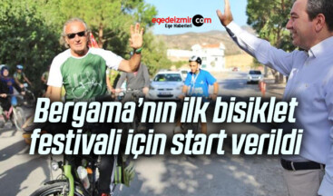 Bergama’nın ilk bisiklet festivali için start verildi
