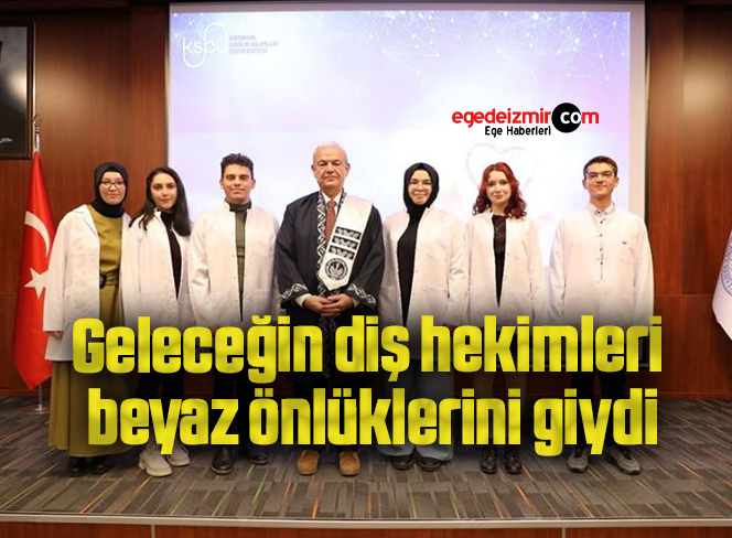 Geleceğin diş hekimleri beyaz önlüklerini giydi