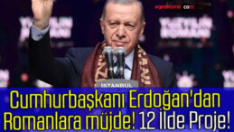 Cumhurbaşkanı Erdoğan’dan Romanlara müjde! 12 İlde Proje!
