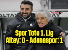 Spor Toto 1. Lig: Altay: 0 – Adanaspor: 1