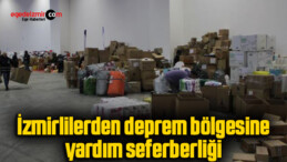 İzmirlilerden deprem bölgesine yardım seferberliği