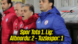 Spor Toto 1. Lig: Altınordu: 2 – Tuzlaspor: 1