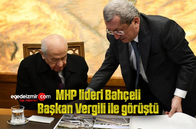 MHP lideri Bahçeli, Başkan Vergili ile görüştü