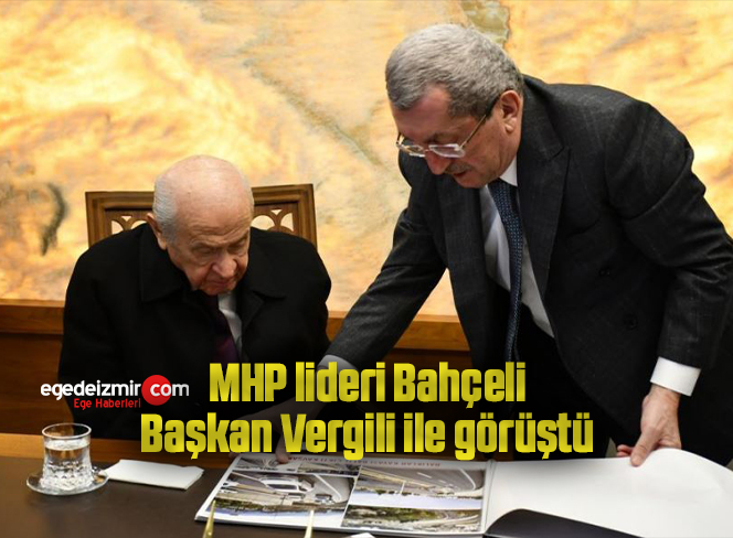 MHP lideri Bahçeli, Başkan Vergili ile görüştü