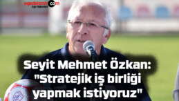 Seyit Mehmet Özkan: “Stratejik iş birliği yapmak istiyoruz”
