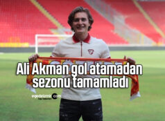 Ali Akman gol atamadan sezonu tamamladı