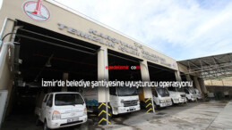 İzmir’de belediye şantiyesine uyuşturucu operasyonu
