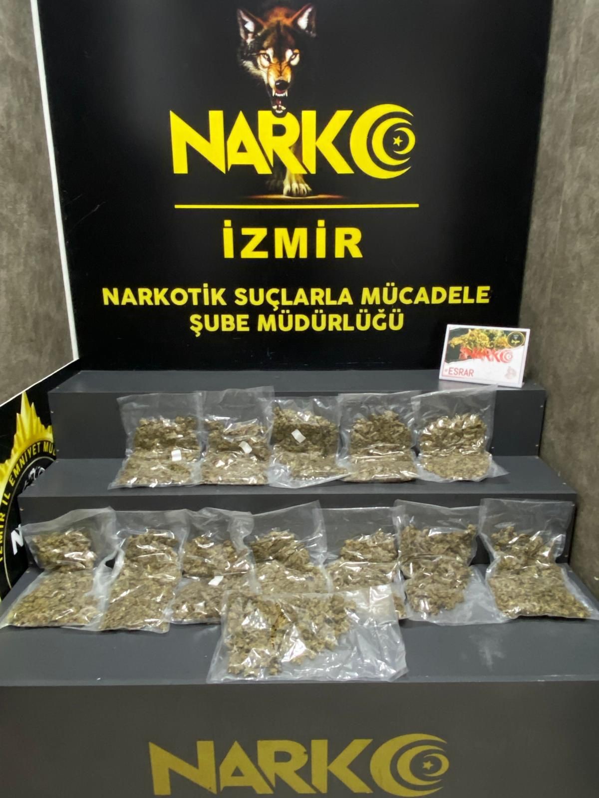 OTOMOBİLDEKİ UYUŞTURUCULAR, NARKOTİK KÖPEĞİNE YAKALANDI