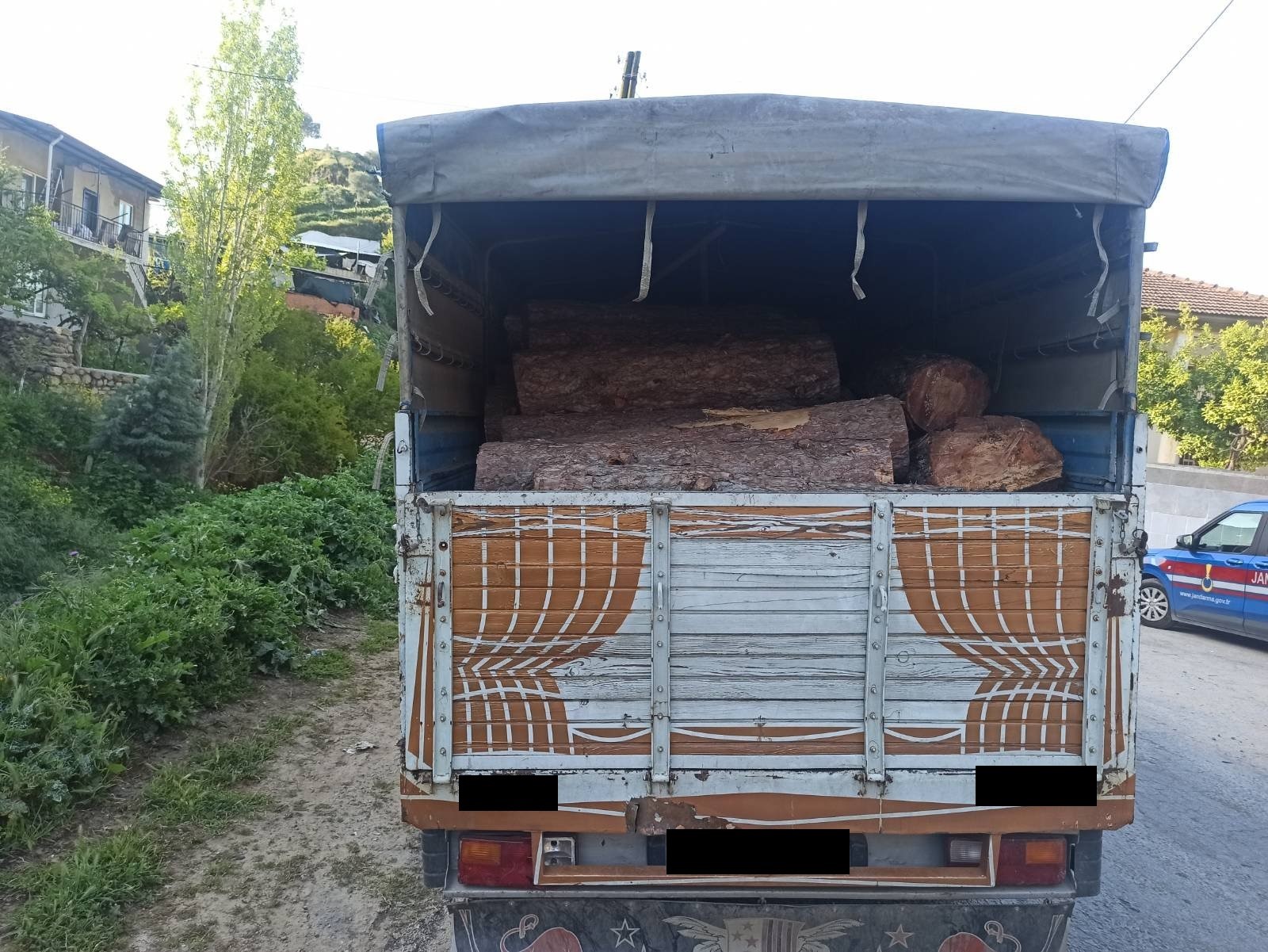 EFELER'DE KAÇAK ORMAN ÜRÜNÜ ELE GEÇİRİLDİ