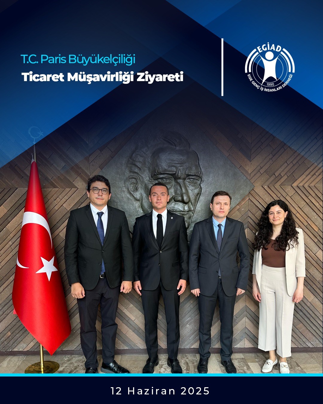 EGİAD, PARİS'TE VİVATECH 2025 FUARI VE ULUSLARARASI İŞ BİRLİĞİ TEMASLARINA KATILDI