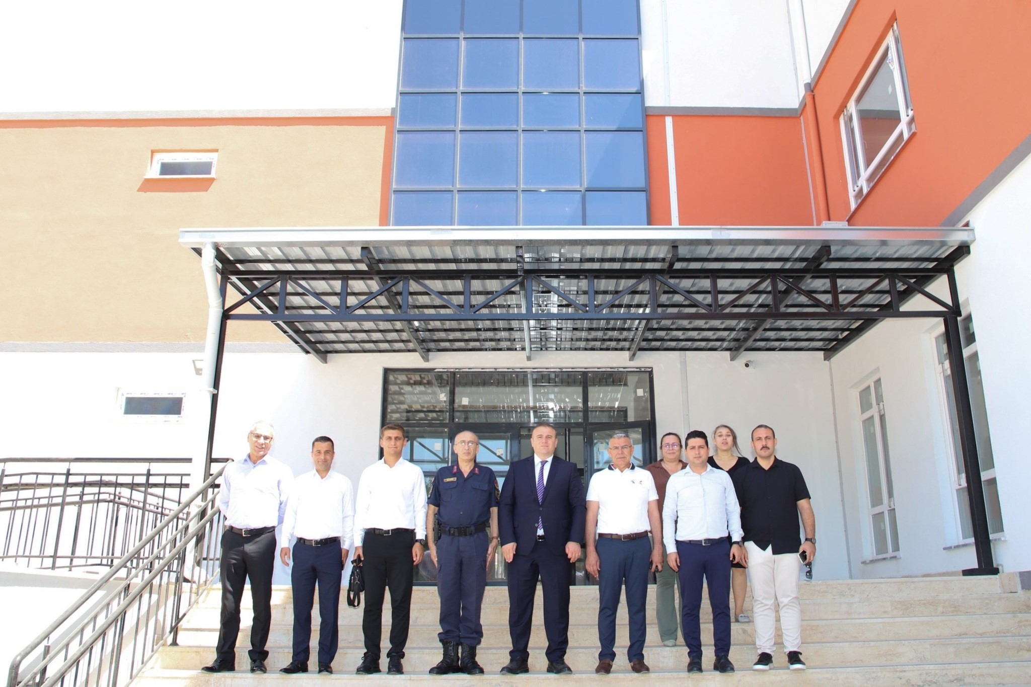 KAYMAKAM TAŞ, KÖŞK ADNAN MENDERES İLKOKULU İNŞAATINDA İNCELEMEDE BULUNDU