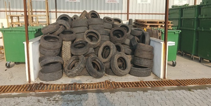 MANİSA'DA 86,5 TON LASTİK GERİ DÖNÜŞÜME KAZANDIRILDI