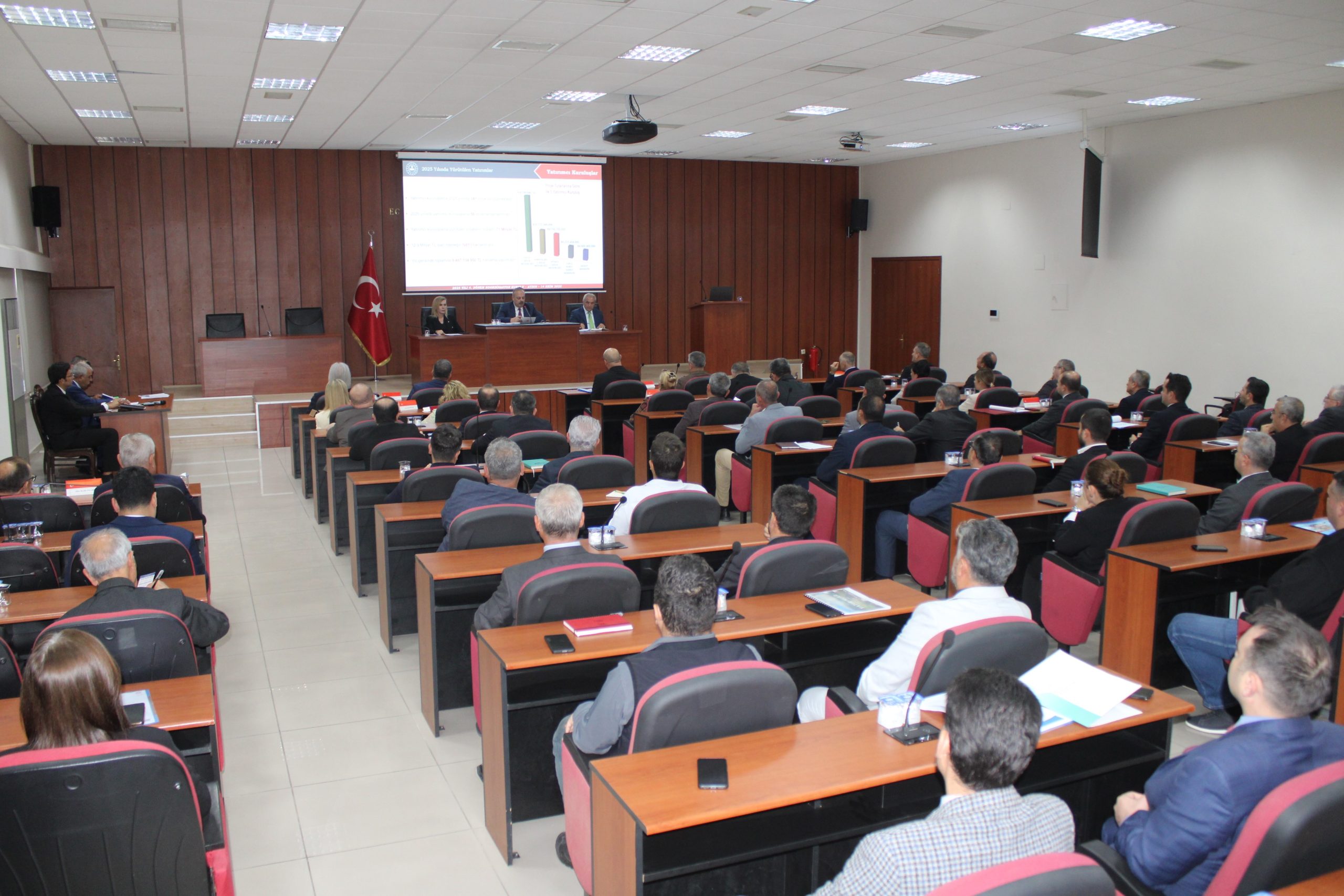 AYDIN'DA YILIN SON KOORDİNASYON KURULU TOPLANTISI YAPILDI EN ÇOK YATIRIM YAPILAN KURUMLAR BELLİ OLDU