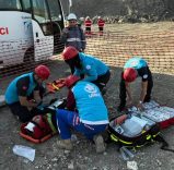 TAVŞANLI'DA MADEN KAZASI TATBİKATI