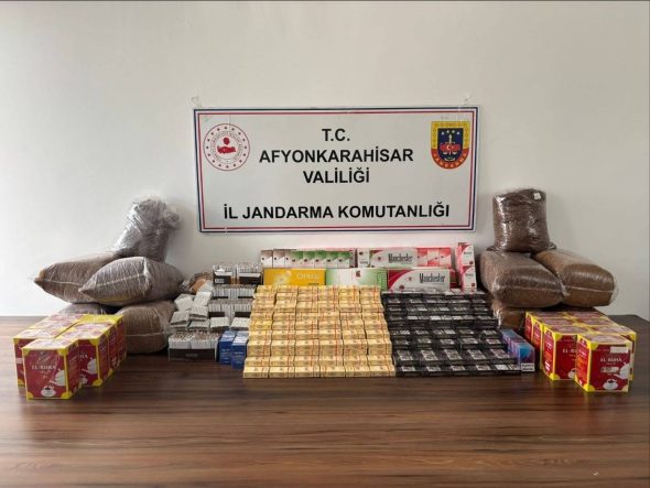 JANDARMADAN KAÇAK SİGARA VE TÜTÜN OPERASYONU