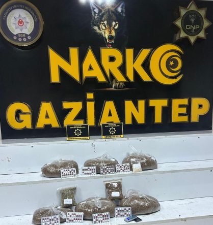 GAZİANTEP'TE UYUŞTURUCU OPERASYONU: 3 GÖZALTI