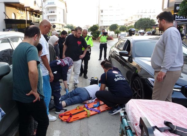 OTOMOBİLİN ÇARPTIĞI YAYA AĞIR YARALANDI