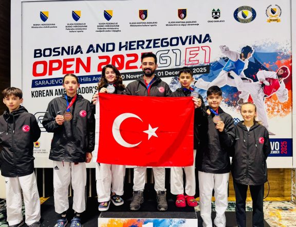 ALİAĞALI TAEKWONDOCULAR SARAYBOSNA'DAN MADALYALARLA DÖNDÜ