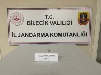 BİLECİK'TE 'DUR' İHTİYARINA ARAÇ İÇİNDEN PAYP ÇIKTI