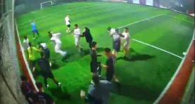 HALI SAHADA TEKME-TOKAT KAVGA KAMERAYA YANSIDI