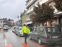 BOLU'DA YAYA GEÇİDİ VE KALDIRIM İŞGALİNE CEZA