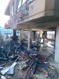 ALANYA'DA MÜSTAKİL EVİN ODUNLUĞUNDA ÇIKAN YANGINI İTFAİYE SÖNDÜRDÜ