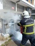 BURDUR'DA TRAFODA YANGIN PANİĞİ