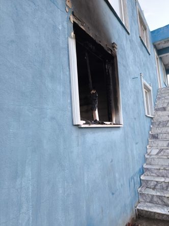ELEKTRİKLİ BATTANİYEDEN ÇIKAN YANGINDA HAYATINI KAYBETTİ