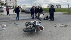 ÇORLU'DA TRAFİK KAZASI: 2 YARALI