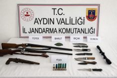 KÖŞK'TE RUHSATSIZ SİLAH ELE GEÇİRİLDİ