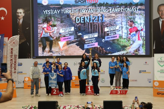 ALİAĞALI ORYANTİRİNG SPORCULARI ŞAMPİYONADAN 6 DERECEYLE DÖNDÜ