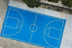 İMREN ALAÇATISPOR'DAN YARIMADAYA İLK PROFESYONEL BASKETBOL SAHASI