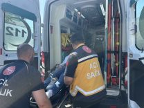 TEKİRDAĞ'DA TRAFİK KAZASI: 1 YARALI