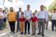 BAŞKAN TUGAY KÜÇÜK MENDERES TURUNDA HİZMET ROTASINI EN UZAK İLÇEDEN ÇİZDİ
