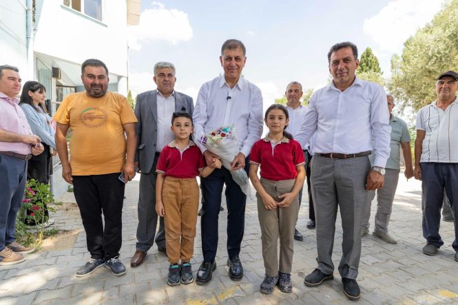 BAŞKAN TUGAY KÜÇÜK MENDERES TURUNDA HİZMET ROTASINI EN UZAK İLÇEDEN ÇİZDİ