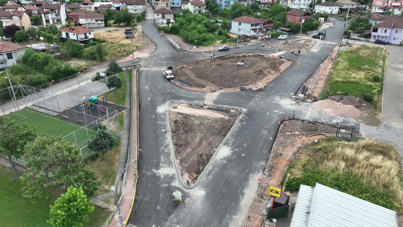BAŞİSKELE'DEKİ KAVŞAK DÜZENLEME PROJESİNDE SONA GELİNDİ