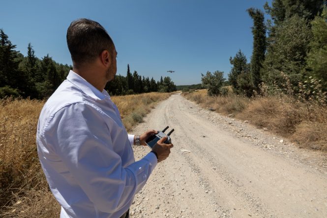 KAÇAK MOLOZ DÖKENLERE DRONLU TAKİP