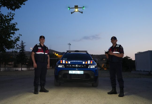 JANDARMADAN DÜĞÜN MAGANDALARINA YAKIN TAKİP: DRONLAR DEVREDE