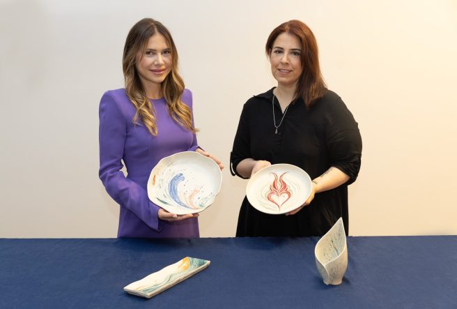 EBRU SANATI VE YAPAY ZEKA AYNI TABAKTA EGE'NİN MUTFAK KÜLTÜRÜ YAPAY ZEKA VE SERAMİK TASARIMIYLA YENİDEN DOĞDU