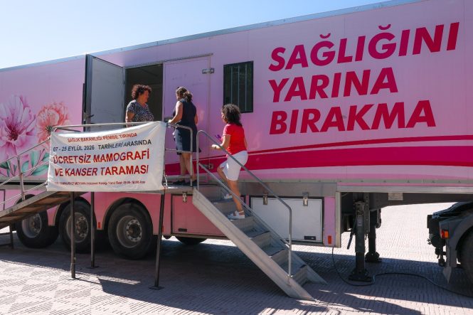 KANSER TARAMA ARACI "PEMBE PRENSES" ALİAĞA'DA