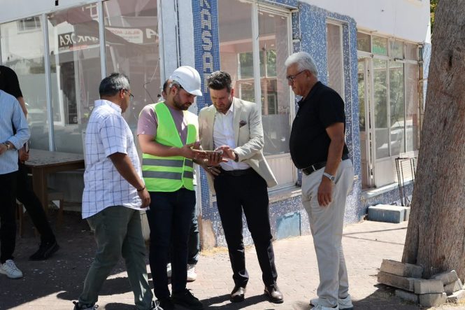 BAŞKAN TATIK, TAVAS'TA YÜRÜTÜLEN ÇALIŞMALARI SAHADA İNCELEDİ