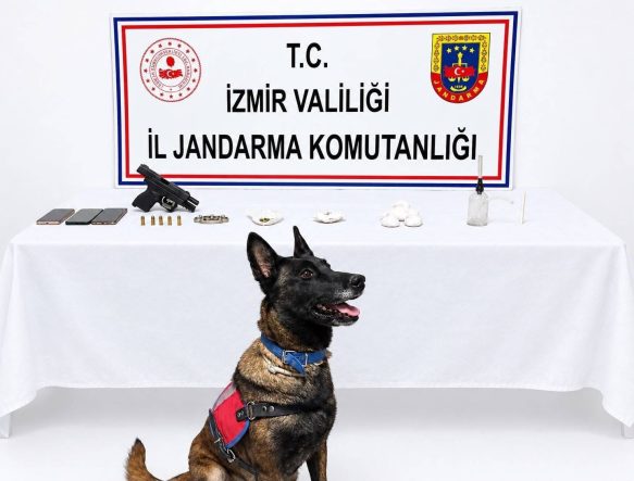 İZMİR'DE JANDARMADAN UYUŞTURUCU OPERASYONU
