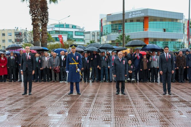 ALİAĞA'DA CUMHURİYET BAYRAMI KUTLAMALARI BAŞLADI